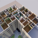 modèle 3D de Série de la maison 121 à dix étages acheter - rendu
