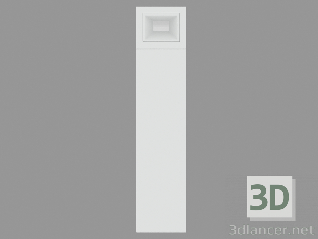 modello 3D Colonna luminosa CUBIKS 4 WINDOWS 80 cm (S5339W) - anteprima
