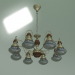 3d model Hanging chandelier 266-8 - preview