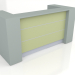 3D modeli Resepsiyon masası Valde LAV02L (2226x937) - önizleme