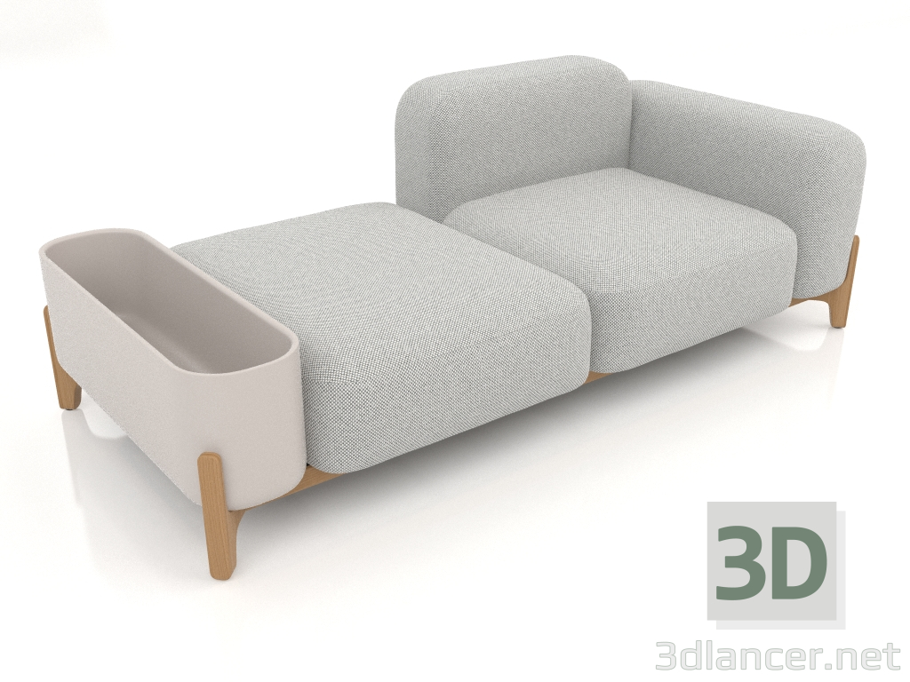 3d model Modular sofa (composition 06) - preview