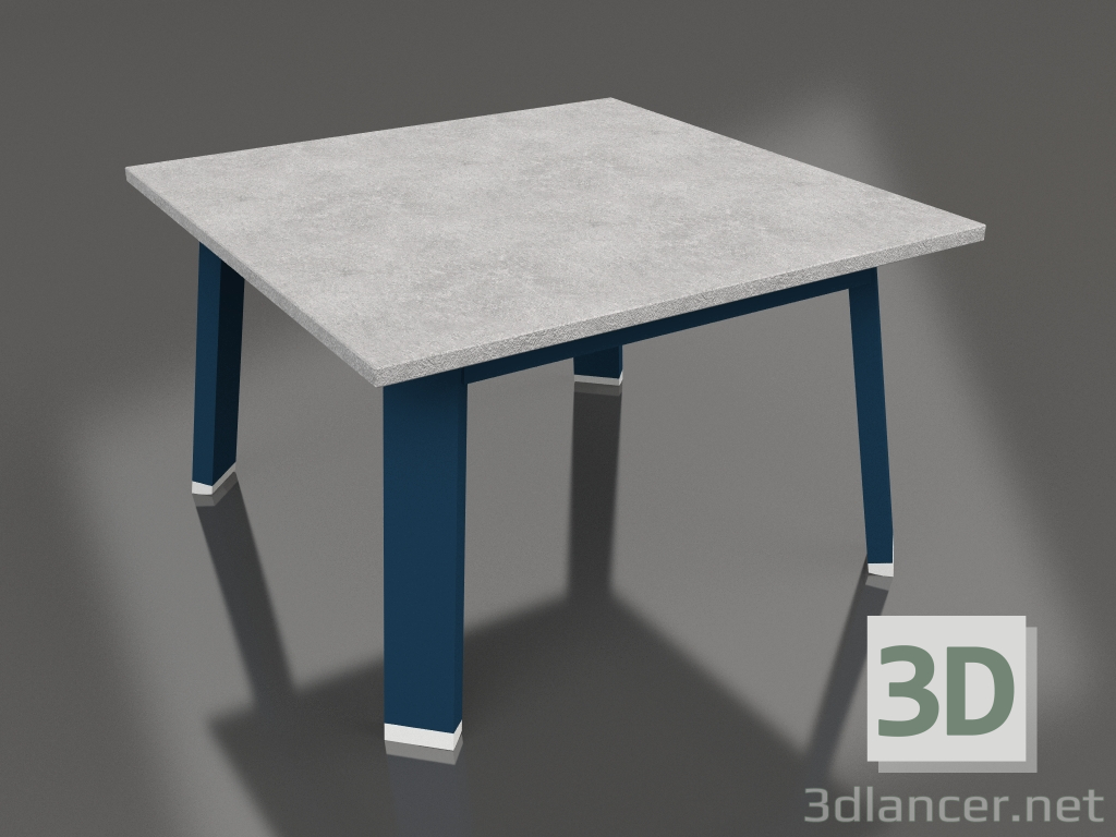 3D Modell Quadratischer Beistelltisch (Graublau, DEKTON) - Vorschau