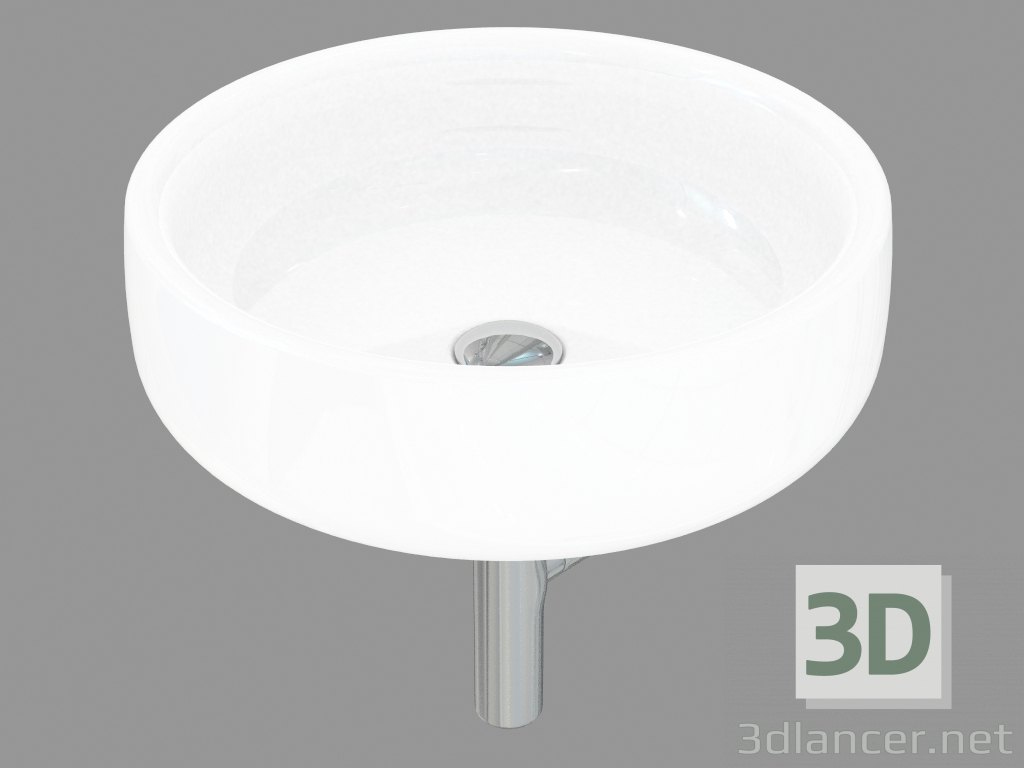 modèle 3D Lavabo avec siphon Bonola (BN50A) - preview