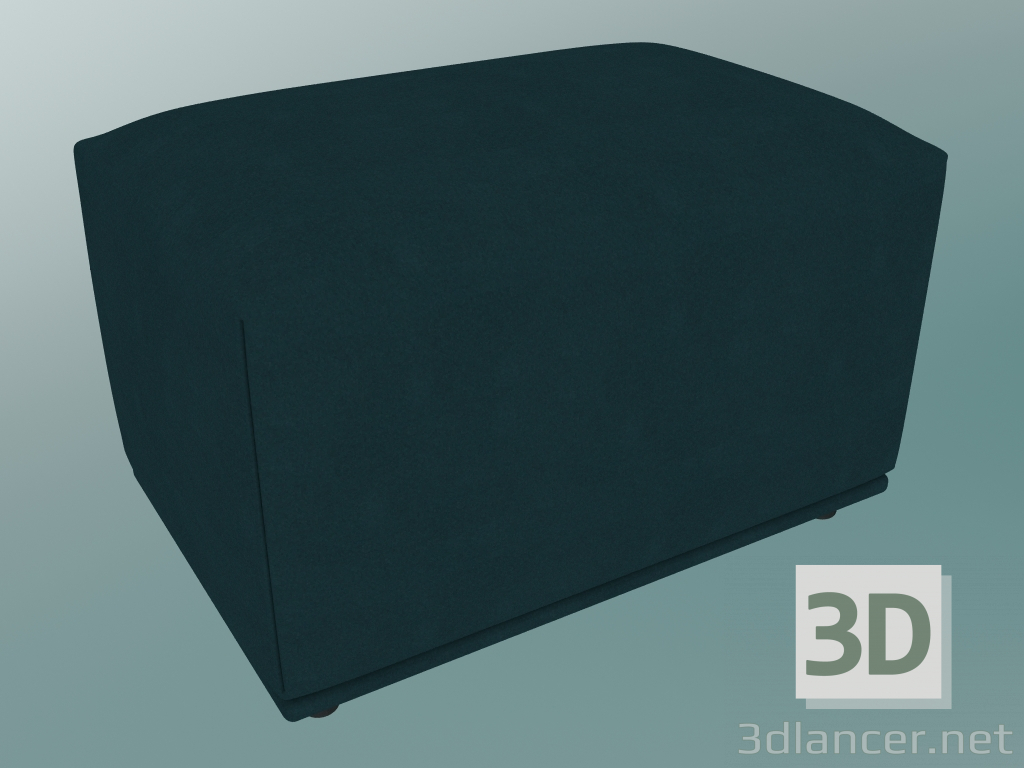 3D Modell Sitzpuff Echo (42x62 cm, Forest Nap 992) - Vorschau