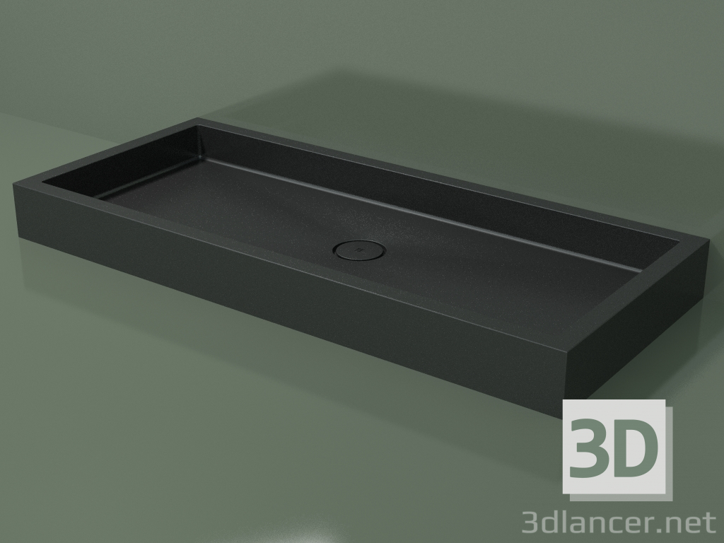 modello 3D Piatto doccia Alto (30UA0113, Deep Nocturne C38, 160x70 cm) - anteprima