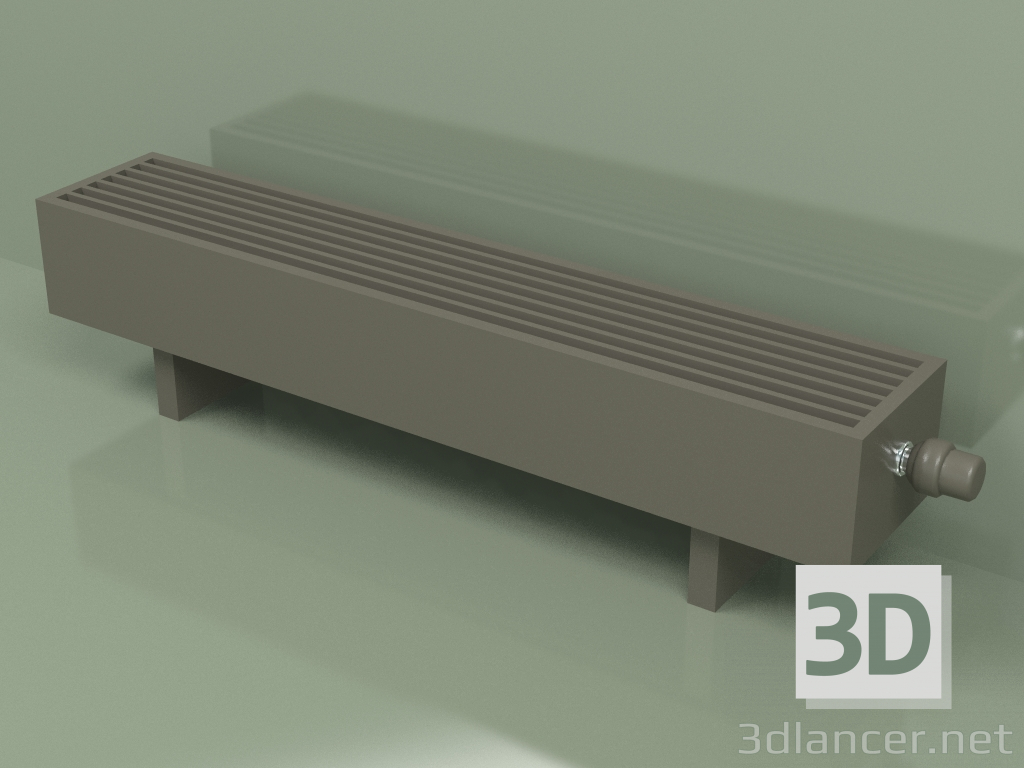modello 3D Convettore - Aura Basic (140x1000x186, RAL 7013) - anteprima
