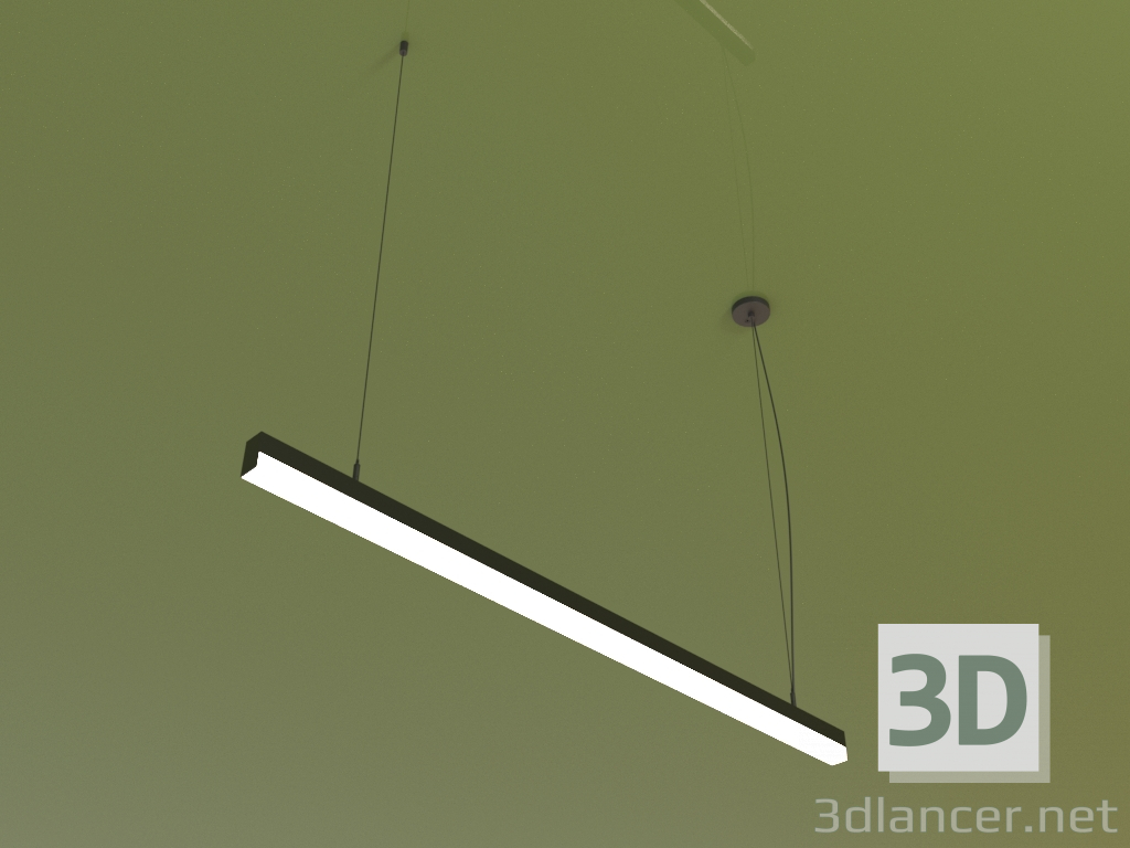 modello 3D Corpo illuminante LINEAR P4326 (1000 mm) - anteprima