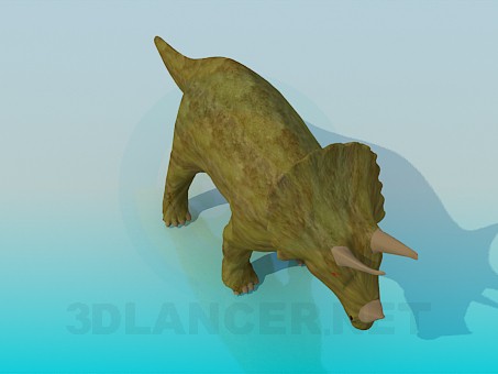 Modelo 3d Dinossauro - preview