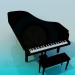 modèle 3D Piano - preview