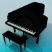 Modelo 3d Piano - preview