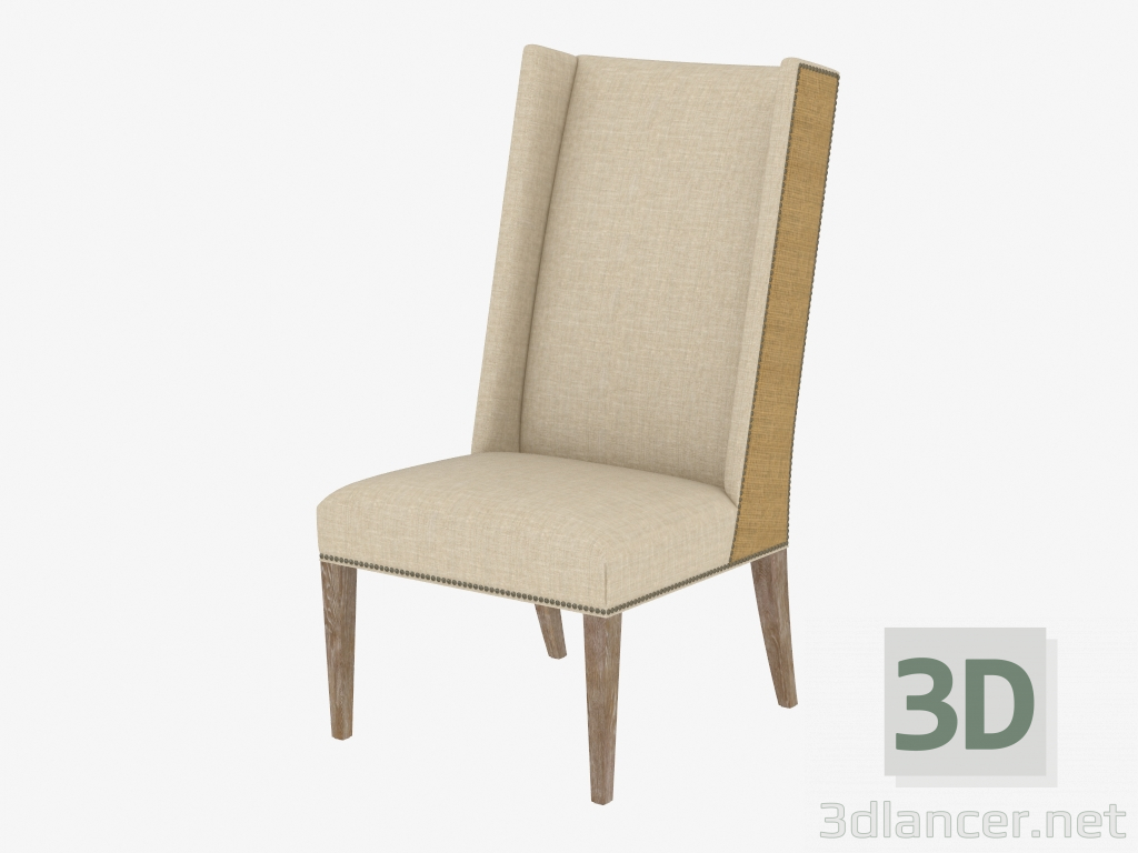 3D modeli Yemek sandalyesi BERTRIX KENEVİR & KETEN KOLTUĞU (8826.1200) - önizleme