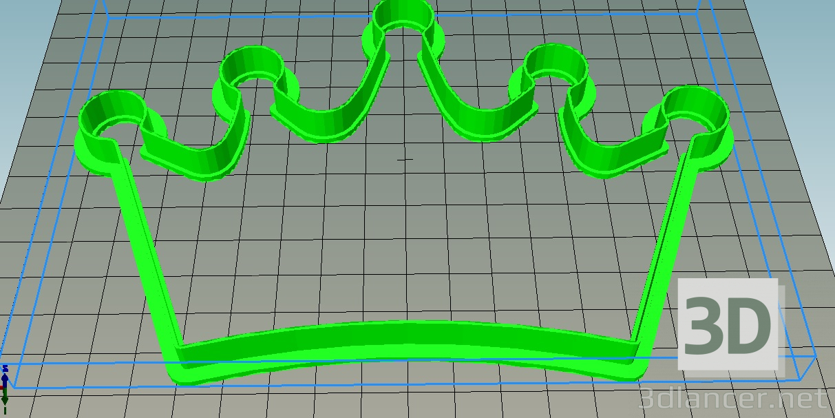 3D Modell Form für Lebkuchen - Vorschau