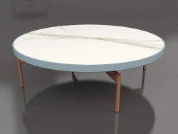 Round coffee table Ø120 (Blue grey, DEKTON Aura)