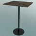 modèle 3D Table à manger Nærvær (NA13, H 102cm, 60x70cm, Chêne huilé fumé) - preview