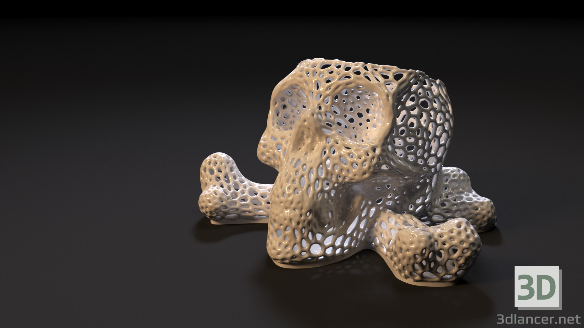 modèle 3D de Crâne de pirate acheter - rendu