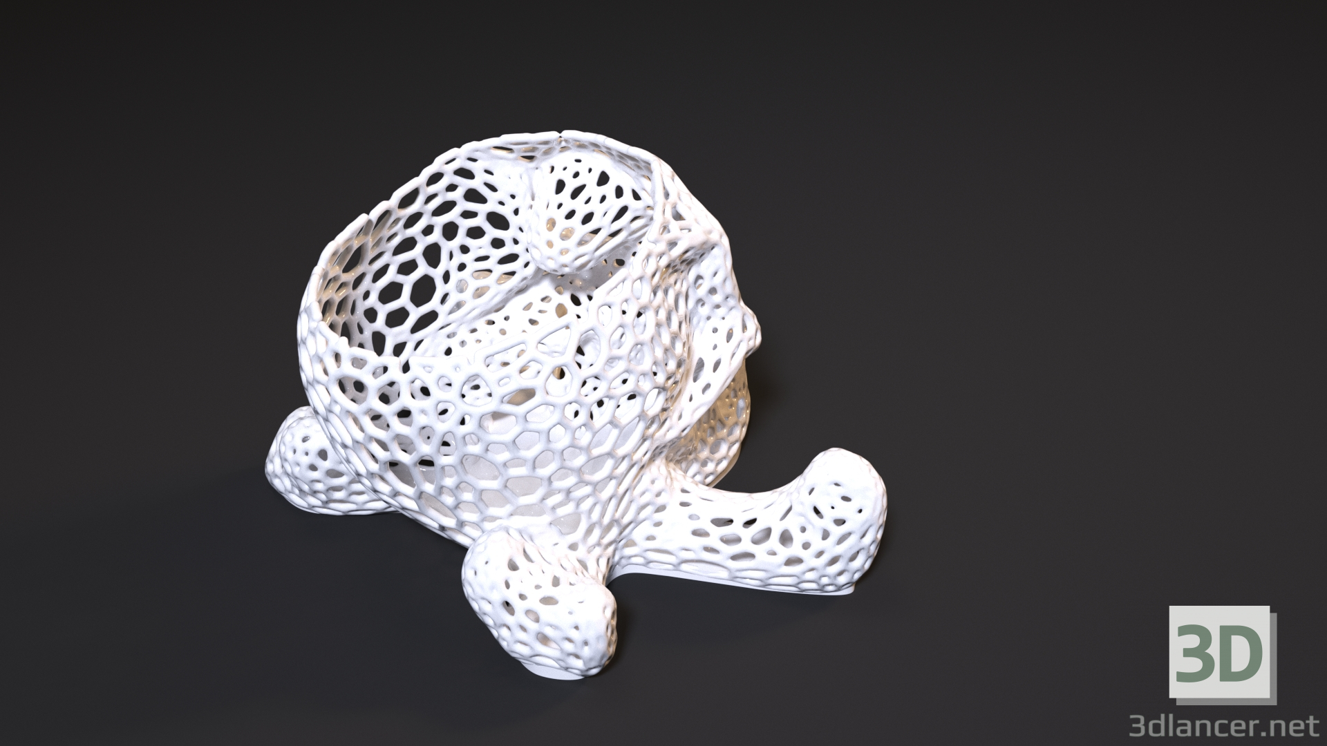 3D Korsan kafatası modeli satın - render