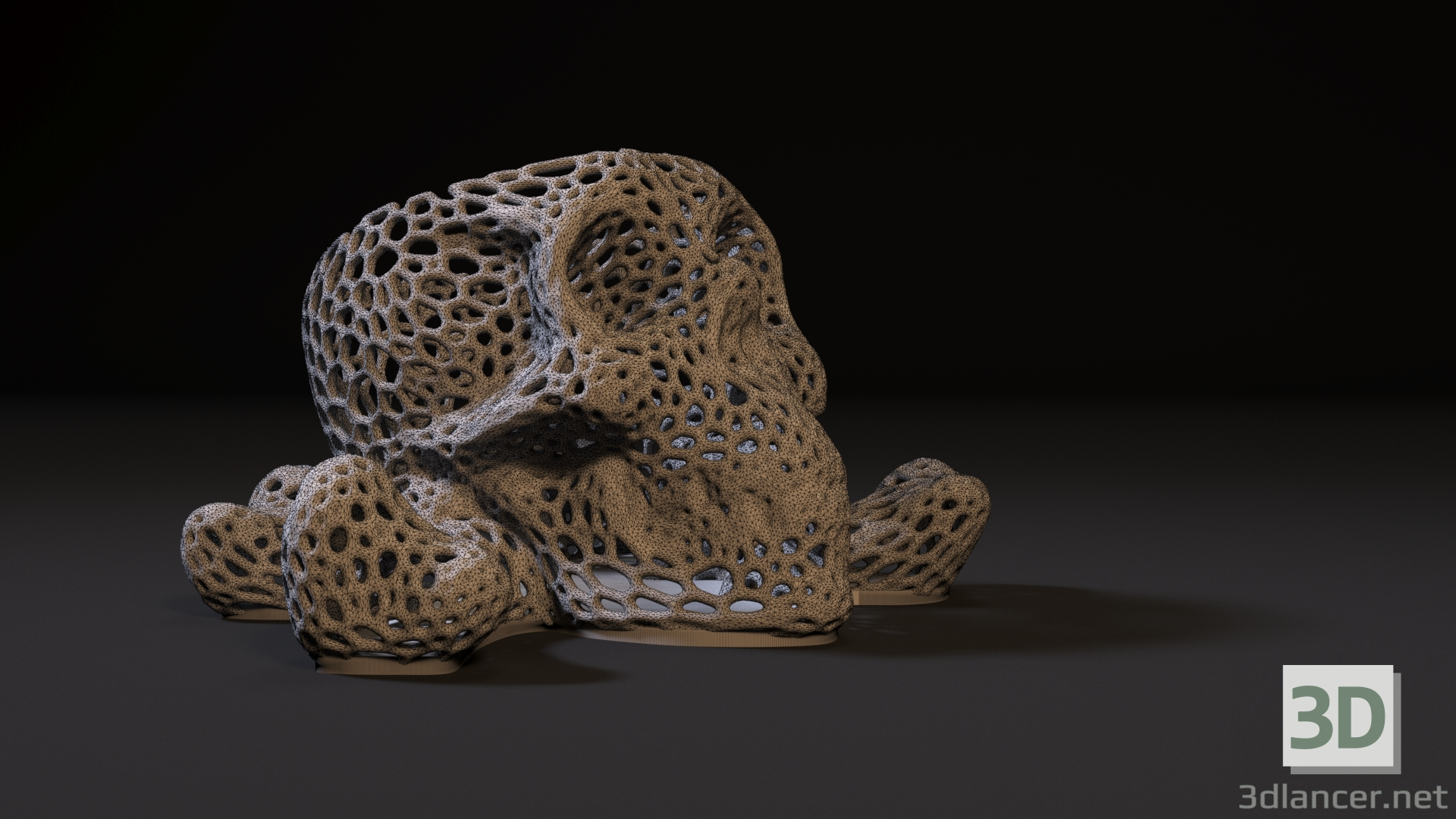 modèle 3D de Crâne de pirate acheter - rendu