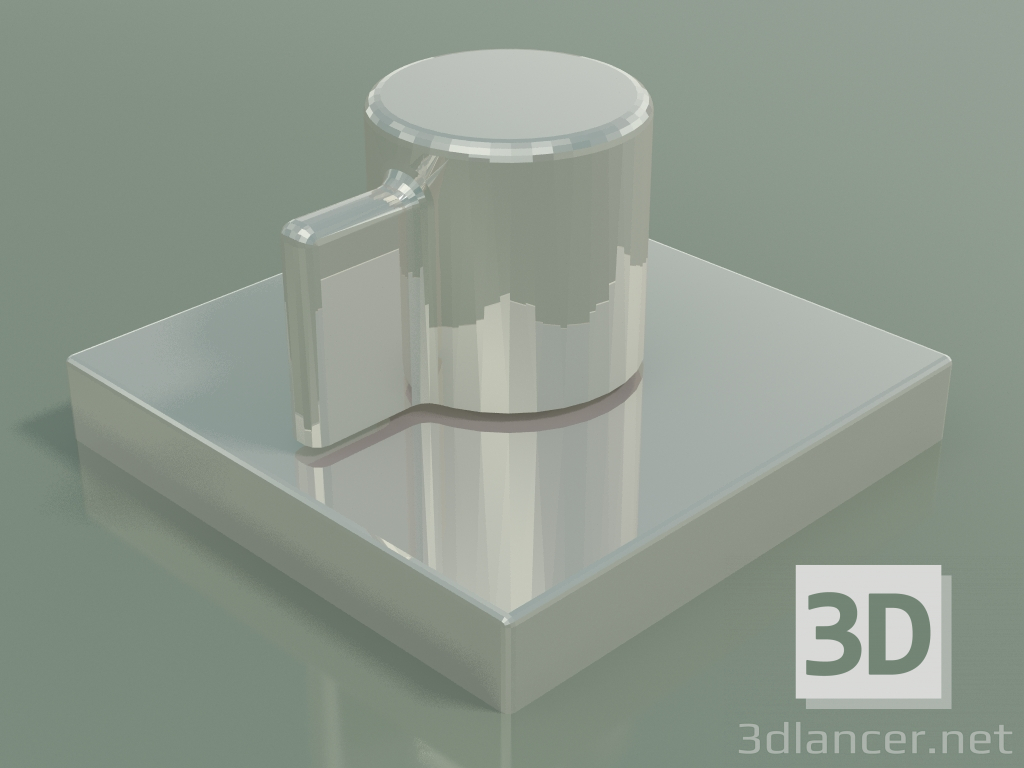 3D Modell Heißwasser-Steuerknopf (20.000 985-08) - Vorschau