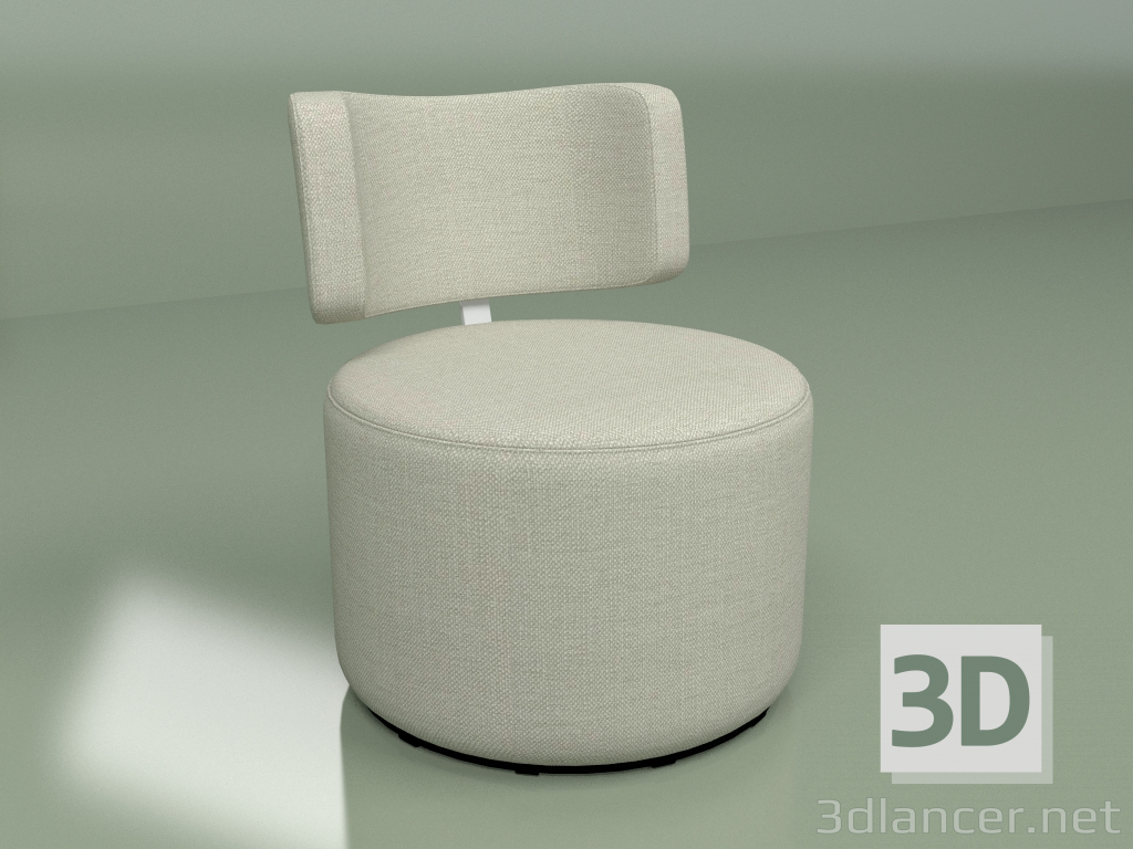 3D Modell Sessel Mokka (hellbeige) - Vorschau