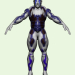 modèle 3D Homme tatoué - preview