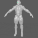 modèle 3D Homme tatoué - preview