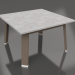 modello 3D Tavolino quadrato (Bronzo, DEKTON) - anteprima