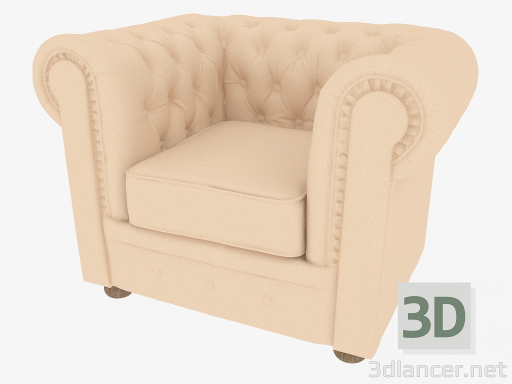 modèle 3D 5 Chester Chaise - preview