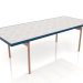 Modelo 3d Mesa de jantar (azul cinza, DEKTON Kreta) - preview