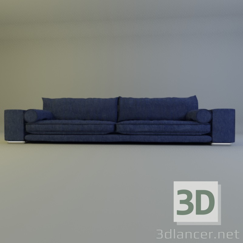 3d диван для гостиной модель купить - ракурс