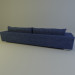 sofá para sala de estar 3D modelo Compro - render