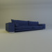 3 डी लिविंग रूम के लिए सोफा मॉडल खरीद - रेंडर
