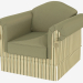3D modeli Sandalye yataklı - önizleme