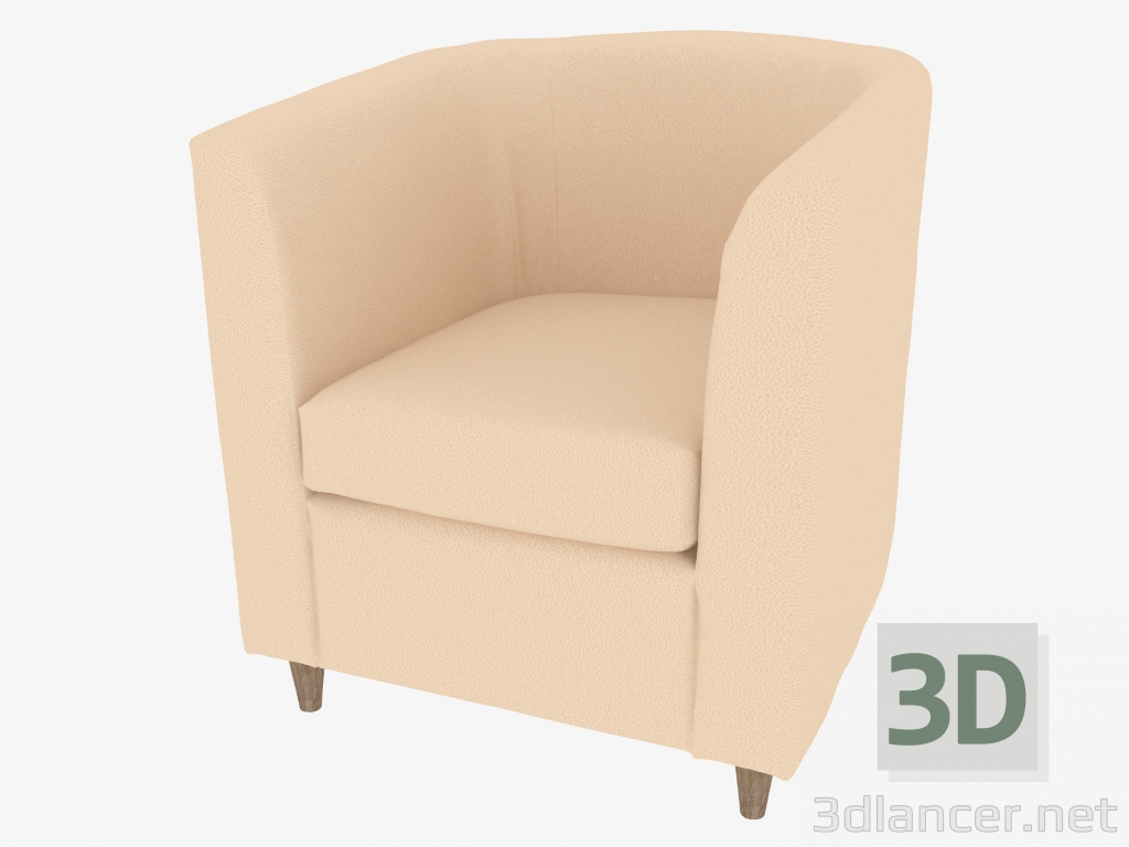 3D Modell Sessel 21 Club - Vorschau