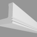 3D modeli Gizli aydınlatma için korniş C361 - Şerit (200 x 5 x 5 cm) - önizleme