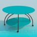 modèle 3D Table ovale - preview