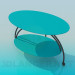modèle 3D Table ovale - preview