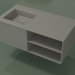 3d model Washbasin with drawer and compartment (06UC524S2, Clay C37, L 96, P 50, H 36 cm) - preview