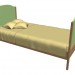 3D Modell Bett 63KV02 - Vorschau