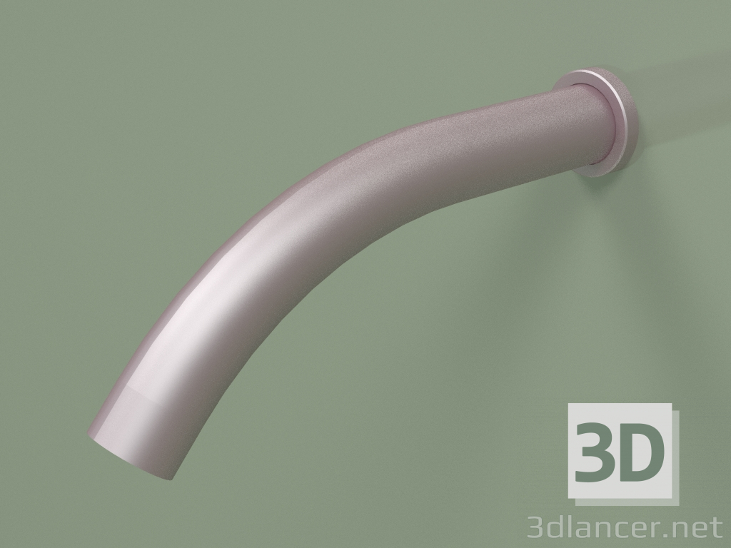 3d model Caño de pared L 150 mm (BC002, OR) - vista previa