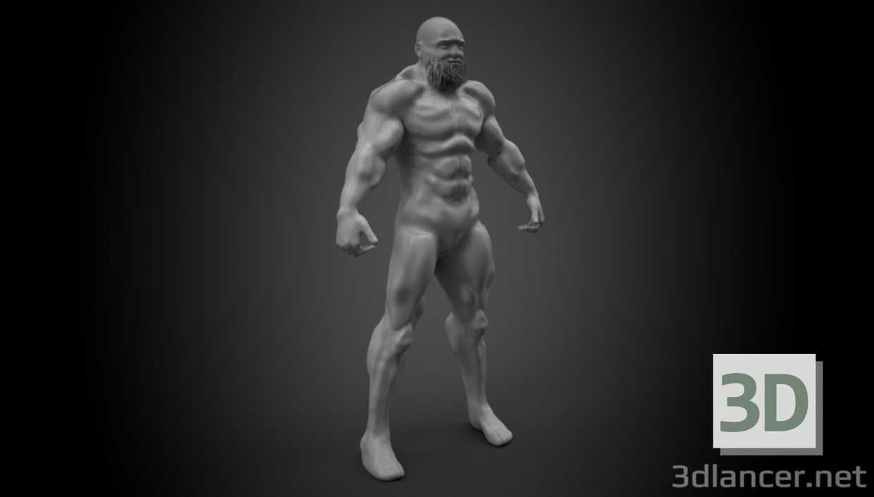 modèle 3D Homme - preview