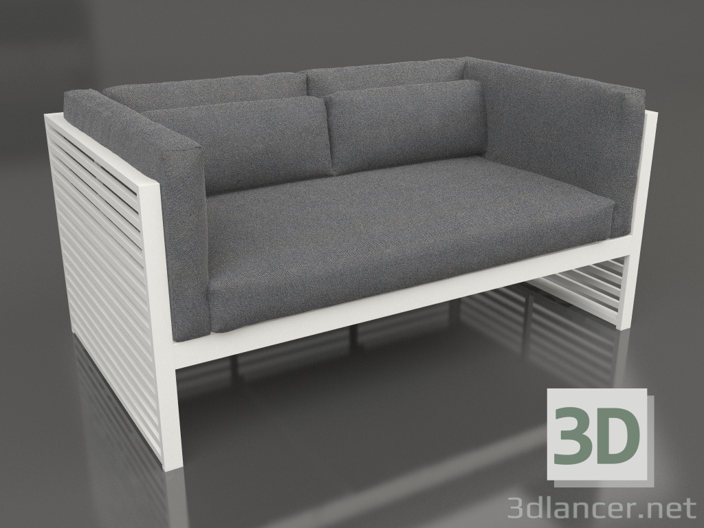 3D modeli 2'li kanepe (Akik gri) - önizleme