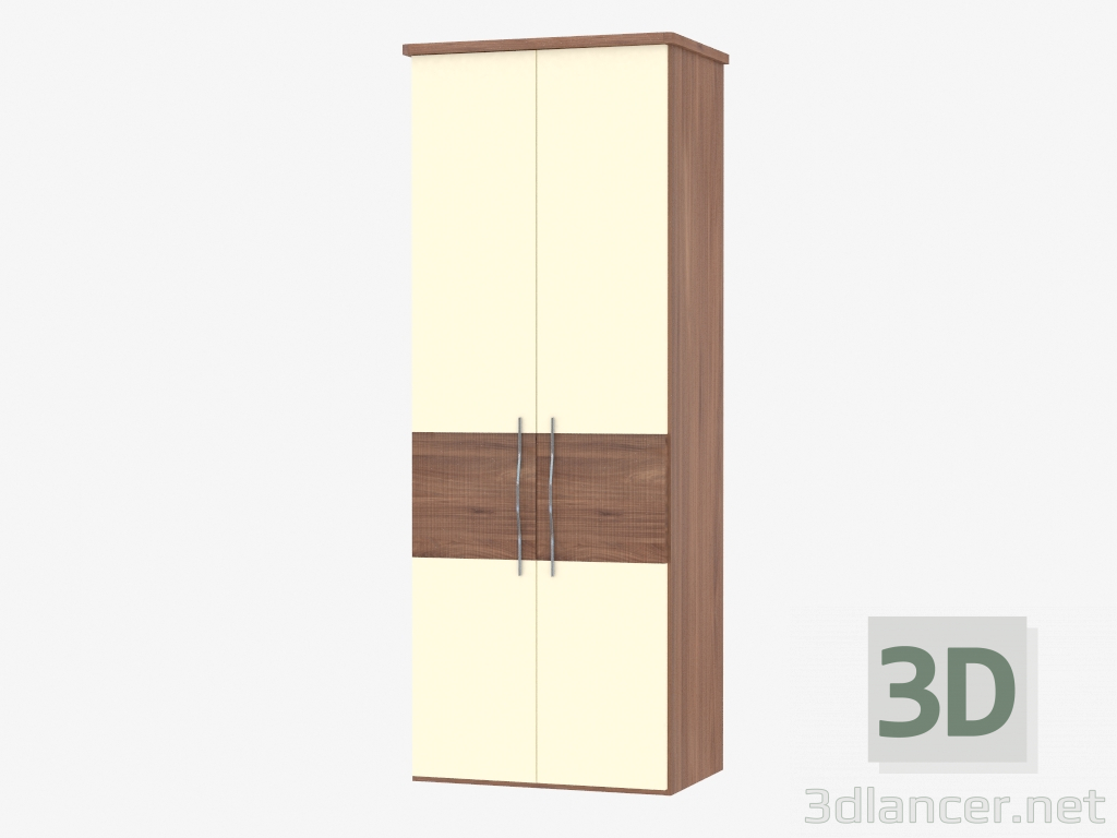 3d model Modular two-door cabinet 4 (90,6х235,9х62) - preview