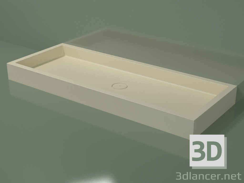 modello 3D Piatto doccia Alto (30UA0114, Bone C39, 180x70 cm) - anteprima