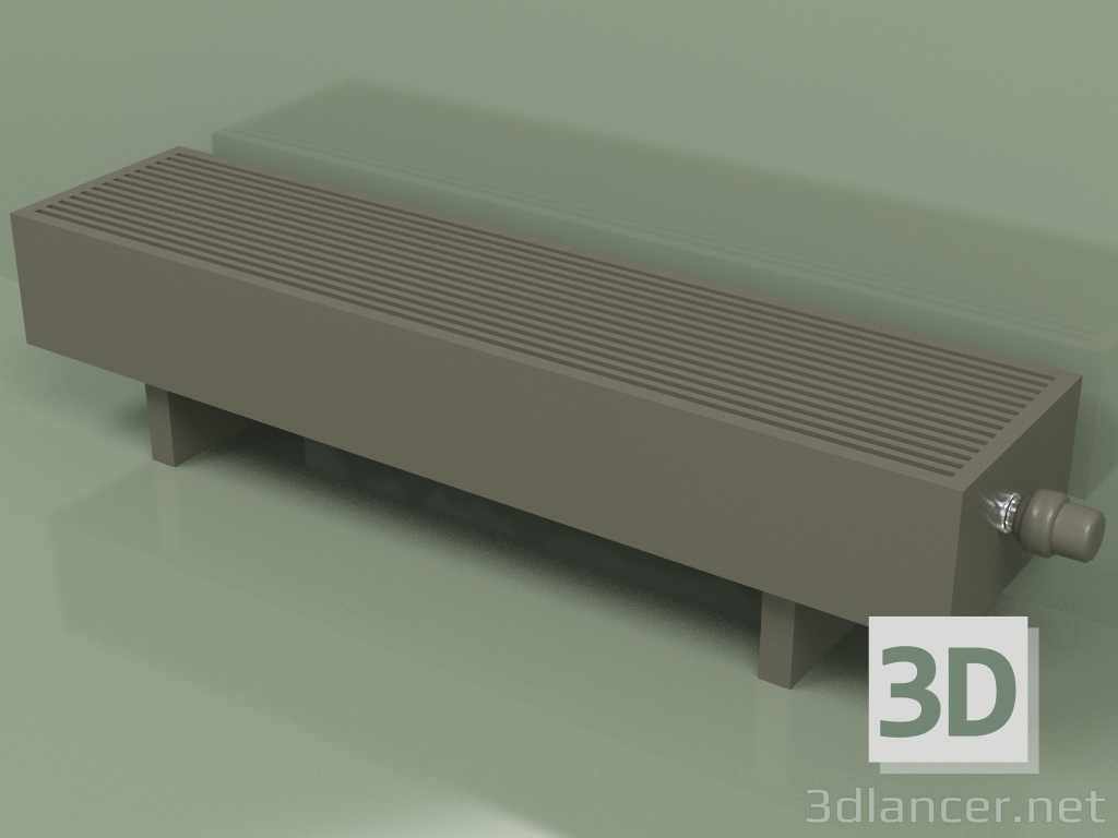 modello 3D Convettore - Aura Basic (140x1000x236, RAL 7013) - anteprima