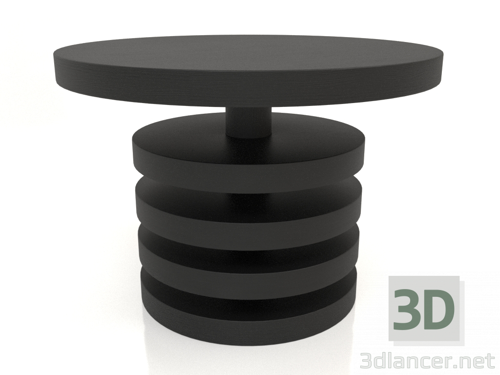 3D modeli Sehpa JT 04 (D=700x500, ahşap siyah) - önizleme