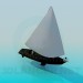 modello 3D Barca a vela - anteprima