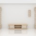 3d Корпусная мебель для классической гостиной модель купить - ракурс