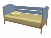 Кровать с ограждением 63КВ06