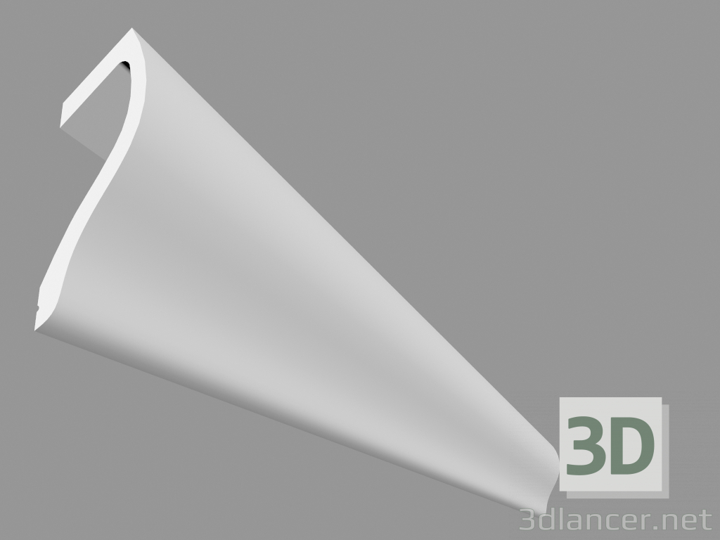 3d model Cornisa para iluminación oculta C371 - Sombra (200 x 18.5 x 5.8 cm) - vista previa