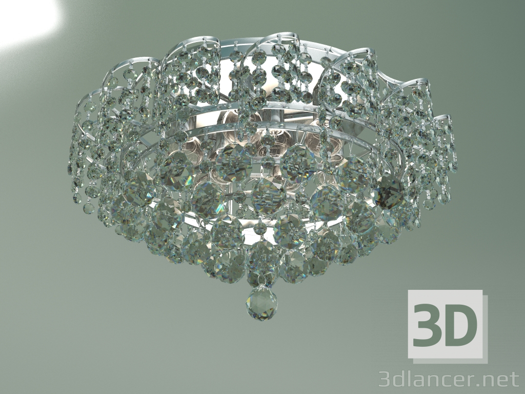 modello 3D Lampadario a soffitto 16017-9 (cromo-Strotskis) - anteprima